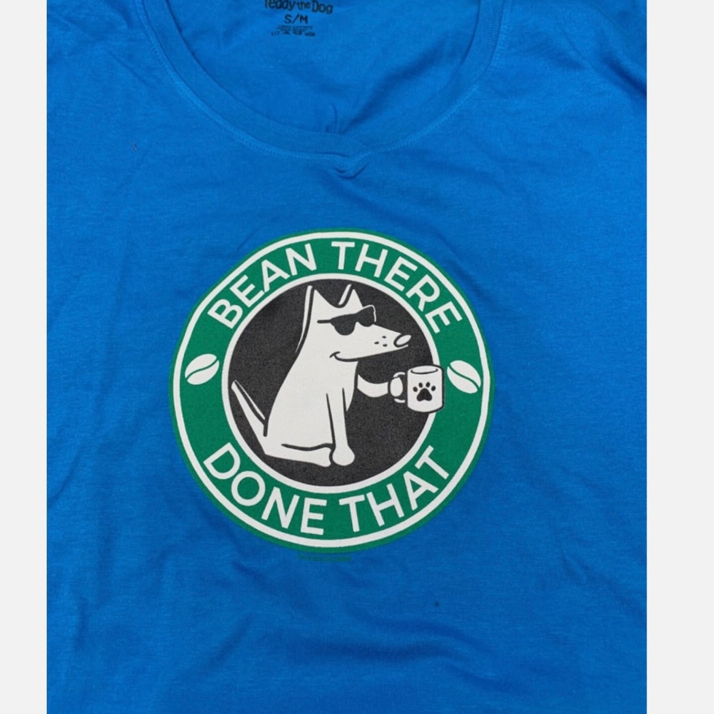Bean There Done That Sleep Shirt by Teddy the Dog L/XL